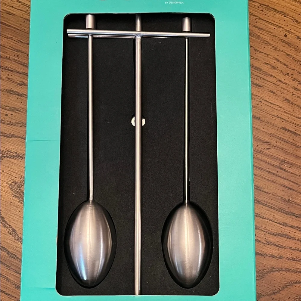 Oenophilia Oeno-Ice Chilling Wand‎ Set with Stand, new